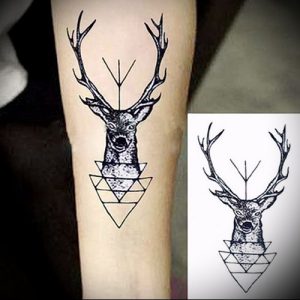 Фото тату лось - 30052017 - пример - 023 tattoo elk.jpg_640x640