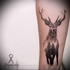 Фото тату лось - 30052017 - пример - 027 tattoo elk