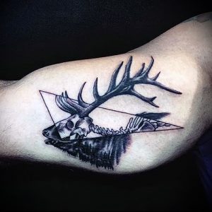 Фото тату лось - 30052017 - пример - 032 tattoo elk