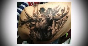 Фото тату лось - 30052017 - пример - 035 tattoo elk