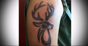 Фото тату лось - 30052017 - пример - 036 tattoo elk
