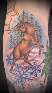 Фото тату лось - 30052017 - пример - 042 tattoo elk