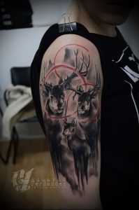 Фото тату лось - 30052017 - пример - 043 tattoo elk