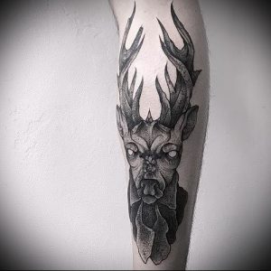 Фото тату лось - 30052017 - пример - 045 tattoo elk