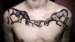 Фото тату лось - 30052017 - пример - 046 tattoo elk