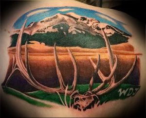 Фото тату лось - 30052017 - пример - 050 tattoo elk