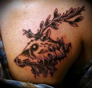 Фото тату лось - 30052017 - пример - 052 tattoo elk