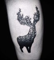 Фото тату лось — 30052017 — пример — 058 tattoo elk