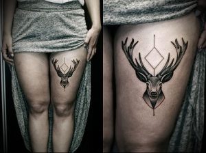 Фото тату лось - 30052017 - пример - 059 tattoo elk