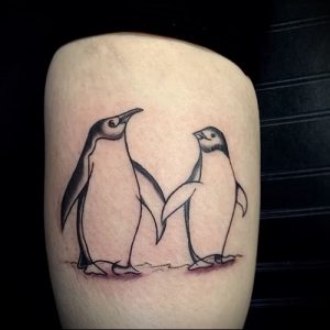 Фото тату пингвин - 05062017 - пример - 001 Tattoo penguin
