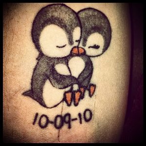 Фото тату пингвин - 05062017 - пример - 007 Tattoo penguin