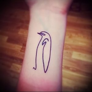 Фото тату пингвин - 05062017 - пример - 011 Tattoo penguin