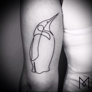 Фото тату пингвин - 05062017 - пример - 018 Tattoo penguin