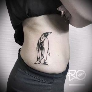 Фото тату пингвин - 05062017 - пример - 028 Tattoo penguin