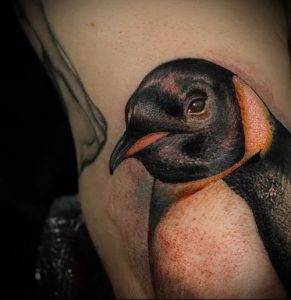 Фото тату пингвин - 05062017 - пример - 032 Tattoo penguin