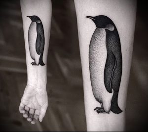 Фото тату пингвин - 05062017 - пример - 041 Tattoo penguin