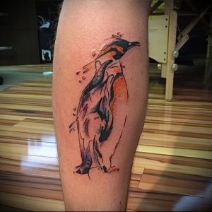 Фото тату пингвин - 05062017 - пример - 047 Tattoo penguin