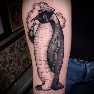 Фото тату пингвин - 05062017 - пример - 051 Tattoo penguin