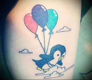 Фото тату пингвин - 05062017 - пример - 063 Tattoo penguin