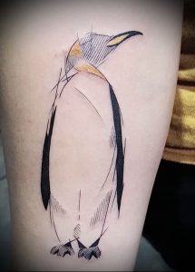 Фото тату пингвин - 05062017 - пример - 071 Tattoo penguin