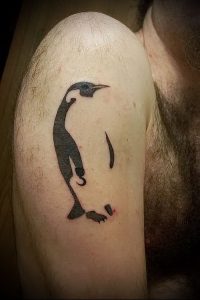 Фото тату пингвин - 05062017 - пример - 073 Tattoo penguin
