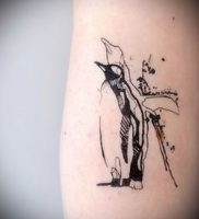 Фото тату пингвин — 05062017 — пример — 095 Tattoo penguin