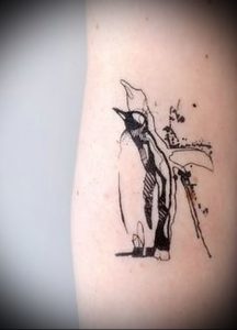 Фото тату пингвин - 05062017 - пример - 095 Tattoo penguin