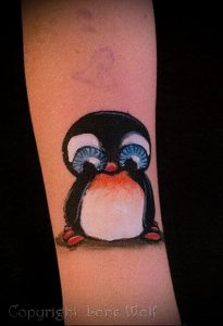 Фото тату пингвин - 05062017 - пример - 097 Tattoo penguin