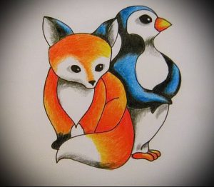Фото тату пингвин - 05062017 - пример - 118 Tattoo penguin