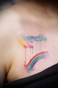 Фото тату радуга - 22072017 - пример - 060 Rainbow tattoo_tattoo-photo.ru