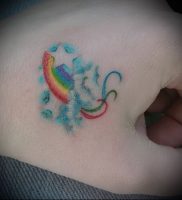Фото тату радуга — 22072017 — пример — 097 Rainbow tattoo_tattoo-photo.ru