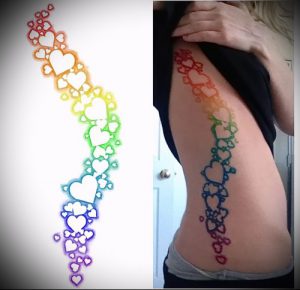 Фото тату радуга - 22072017 - пример - 098 Rainbow tattoo_tattoo-photo.ru
