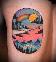 Фото тату радуга — 22072017 — пример — 106 Rainbow tattoo_tattoo-photo.ru
