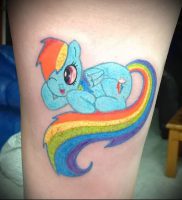 Фото тату радуга — 22072017 — пример — 108 Rainbow tattoo_tattoo-photo.ru