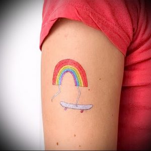 Фото тату радуга - 22072017 - пример - 120 Rainbow tattoo_tattoo-photo.ru