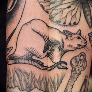 фото тату крыса от 27.07.2017 №055 - Rat tattoo_tattoo-photo.ru