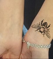 фото тату шмель от 29.07.2017 №002 — Tattoo bumblebee_tattoo-photo.ru
