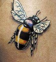 фото тату шмель от 29.07.2017 №013 — Tattoo bumblebee_tattoo-photo.ru