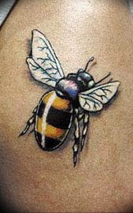 фото тату шмель от 29.07.2017 №013 - Tattoo bumblebee_tattoo-photo.ru