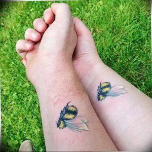 фото тату шмель от 29.07.2017 №042 - Tattoo bumblebee_tattoo-photo.ru
