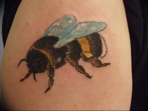 фото тату шмель от 29.07.2017 №047 - Tattoo bumblebee_tattoo-photo.ru