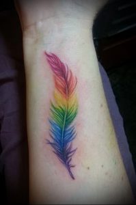 Фото тату радуга - 22072017 - пример - 001 Rainbow tattoo_tattoo-photo.ru