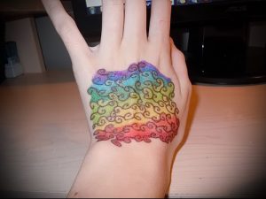 Фото тату радуга - 22072017 - пример - 005 Rainbow tattoo_tattoo-photo.ru