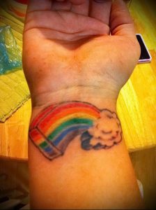 Фото тату радуга - 22072017 - пример - 006 Rainbow tattoo_tattoo-photo.ru