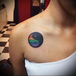 Фото тату радуга - 22072017 - пример - 030 Rainbow tattoo_tattoo-photo.ru