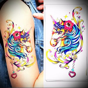 Фото тату радуга - 22072017 - пример - 043 Rainbow tattoo_tattoo-photo.ru