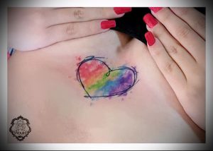 Фото тату радуга - 22072017 - пример - 052 Rainbow tattoo_tattoo-photo.ru