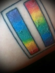 Фото тату радуга - 22072017 - пример - 054 Rainbow tattoo_tattoo-photo.ru