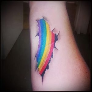 Фото тату радуга - 22072017 - пример - 056 Rainbow tattoo_tattoo-photo.ru