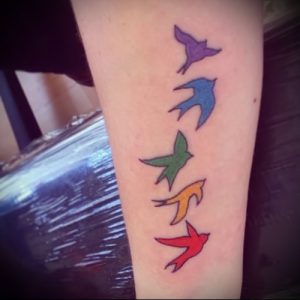 Фото тату радуга - 22072017 - пример - 059 Rainbow tattoo_tattoo-photo.ru